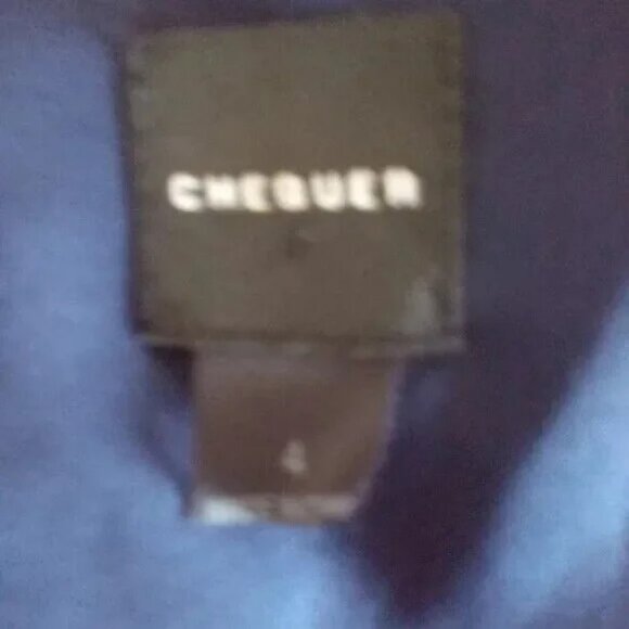 Chequer black sleeveless dress size 4 - Picture 5 of 6